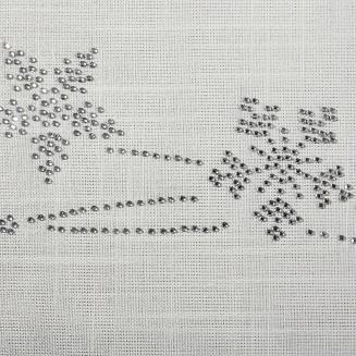 Obrus dekoracyjny AGATA 40x180 Eurofirany srebrny