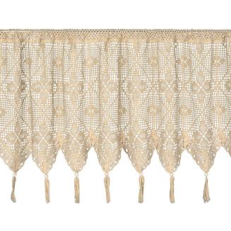 Firana gotowa na taśmie MARTHA 150x60 Eurofirany jasnobeżowy