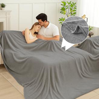 Szary Koc Z Mikrofibry 250x300 Solo XXL