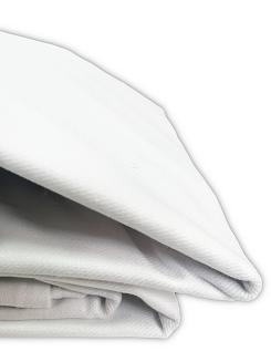 Prześcieradło bawełniane bez gumki 160x200 biały