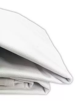 Prześcieradło bawełniane bez gumki 160x200 biały