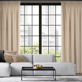 Zasłona gotowa na taśmie PIERRE 140x300 Pierre Cardin Eurofirany cappuccino