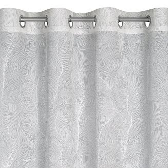 Zasłona gotowa na przelotkach LINNEA 140x250 Eurofirany biały