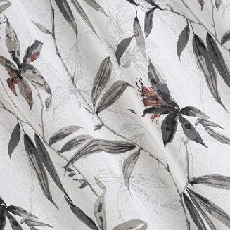 Firana gotowa na przelotkach AIDA 140x250 Eurofirany ciemnobeżowy