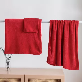 Ręcznik szybkoschnący z mikrofibry ACTIV 80x180 czerwony
