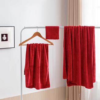 Ręcznik szybkoschnący z mikrofibry ACTIV 80x180 czerwony