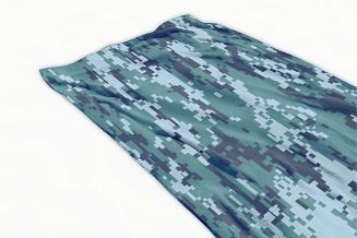 Ręcznik plażowy 100x180 granatowy zielony piksele