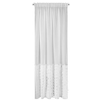 Firana gotowa na taśmie DEBORA 140x270 Eurofirany biały