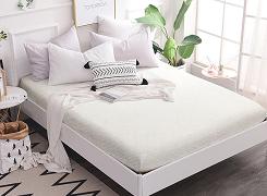 Prześcieradło frotte z gumką 200x220 białe