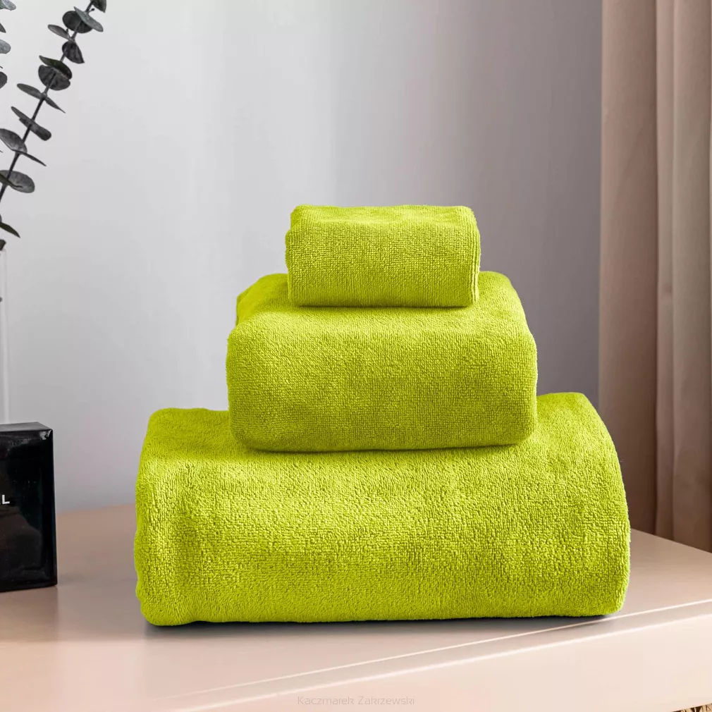 Ręcznik szybkoschnący z mikrofibry ACTIV 80x180 limonkowy