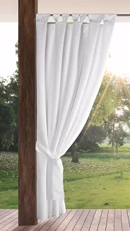Zasłona gotowa na taśmie GARDEN2 155x220 Eurofirany biały