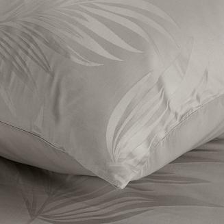 Pościel satynowa NATALIE 160x200 Eurofirany szarobeżowy