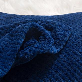 Koc narzuta z mikrofibry Monte 200x220 granatowy