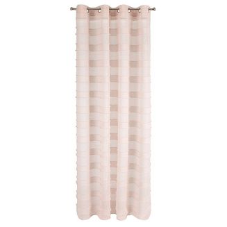 Zasłona gotowa na przelotkach POLLY 140x270 Eurofirany różowy