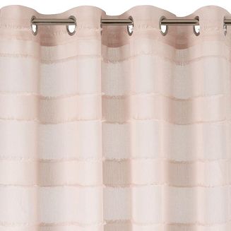 Zasłona gotowa na przelotkach POLLY 140x270 Eurofirany różowy