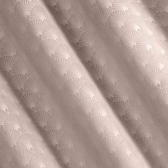 Zasłona gotowa na przelotkach JULIA 140x250 Eurofirany pudrowy