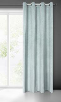 Zasłona gotowa na przelotkach LILI 140x250 Eurofirany niebieski