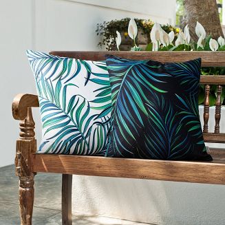 Poszewka dekoracyjna PALMS 40x40 Design91 biały