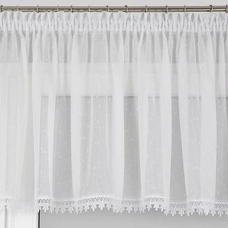 Firana gotowa na taśmie DAGMA-2 400x65 Eurofirany biały