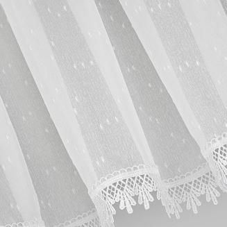 Firana gotowa na taśmie DAGMA-2 400x65 Eurofirany biały