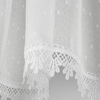 Firana gotowa na taśmie DAGMA-2 400x65 Eurofirany biały