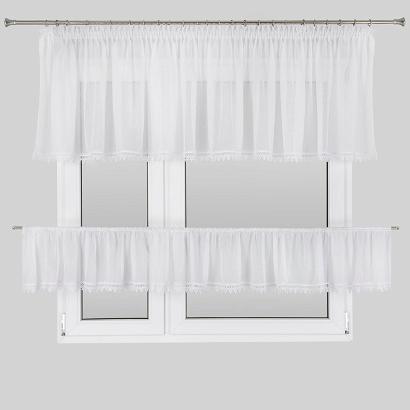 Firana gotowa na taśmie DAGMA-2 Eurofirany biała