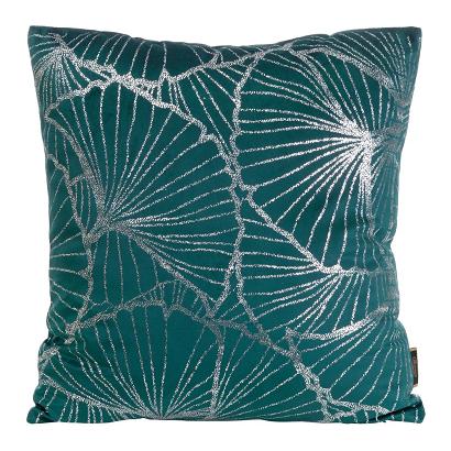 Poszewka dekoracyjna BLINK-39 45x45 Eurofirany ciemnoturkusowo/srebrna