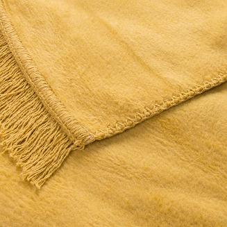 Koc T Bawełniany/BA866/150x200 musztarda