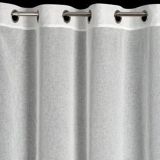 Firana gotowa na przelotkach MARGARET4 140x250 Eurofirany biały