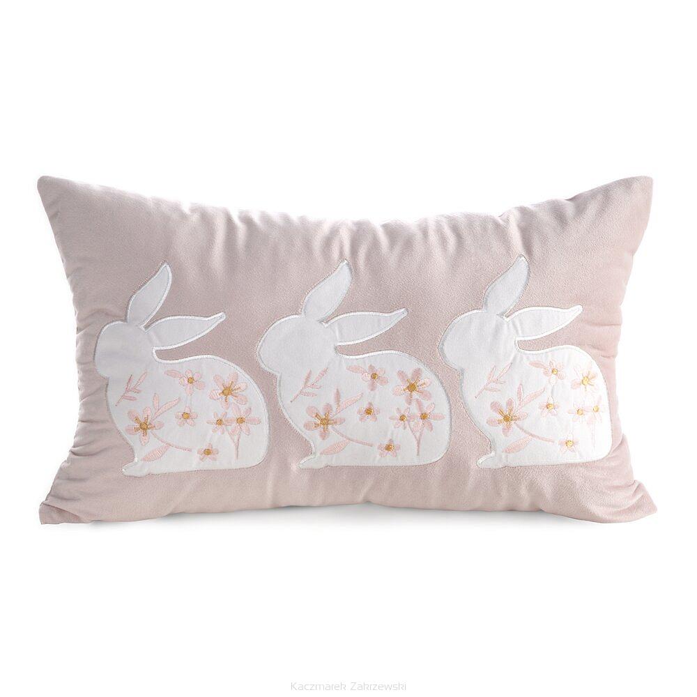 Poszewka dekoracyjna WIOSNA 30x50 Eurofirany jasnoróżowy