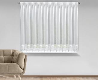 Firana gotowa na taśmie ARTEMIDA 350x155 Eurofirany biały