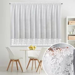 Firana gotowa na taśmie ARTEMIDA 350x155 Eurofirany biały