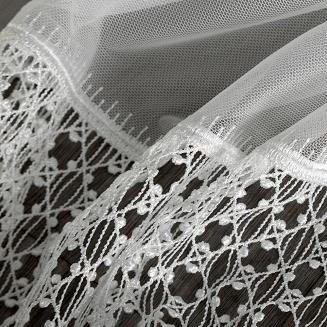 Firana gotowa na taśmie KATRINA 350x150 Eurofirany biały