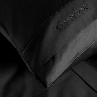 Pościel satynowa X2 160x200 Eva Minge Eurofirany czarny