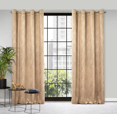 Zasłona gotowa na przelotkach GOJA 140x250 Pierre Cardin Eurofirany beżowa