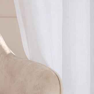 Firana gotowa na przelotkach NALA 400x250 biała