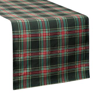 Obrus świąteczny AURORA 40x140 Eurofirany czerwony