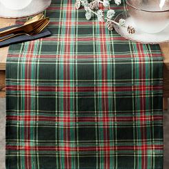 Obrus świąteczny AURORA 40x140 Eurofirany czerwony