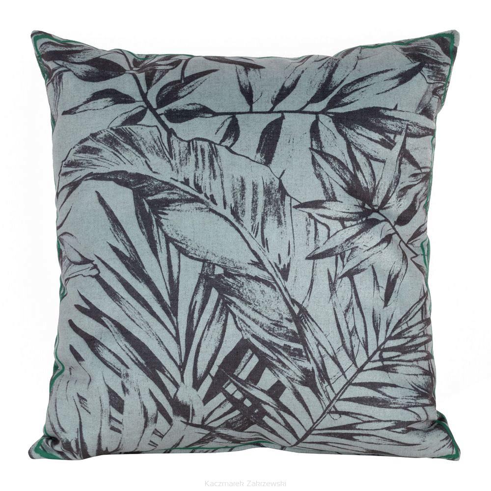 Poszewka dekoracyjna MONTE 45x45 Eurofirany popielaty/zielony