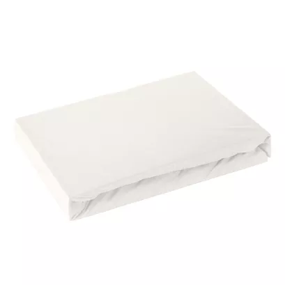 Prześcieradło jersey z gumką  200x220 Design91 kremowy