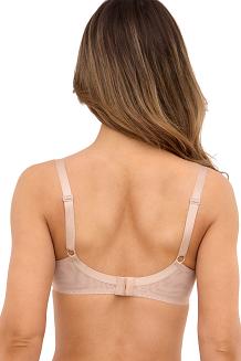 Biustonosz z haftem Soft Ariela 037 miękki beżowy