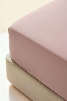 Prześcieradło polarowe z gumką MIŚ Fluffy 90x200 mikrofibra różowe