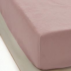 Prześcieradło polarowe z gumką MIŚ Fluffy 90x200 mikrofibra różowe