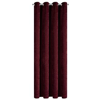 Zasłona gotowa na przelotkach VANI 140x250 Eurofirany bordowy