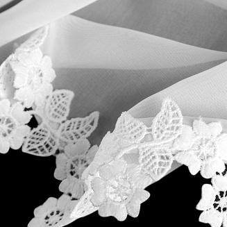 Firana gotowa na taśmie LILI 150x60 Eurofirany biały