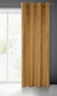 Zasłona gotowa na przelotkach MELANIE 140x250 Eurofirany złoty