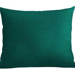 Poszewka bawełniana SIMPLY 70x80 butelkowa zieleń