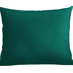 Poszewka bawełniana SIMPLY 70x80 butelkowa zieleń