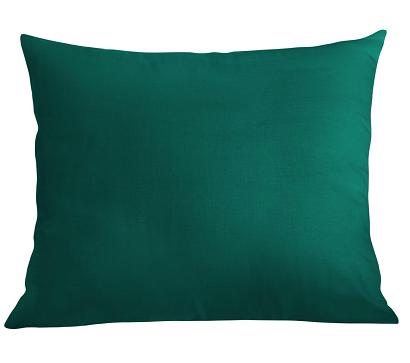 Poszewka bawełniana SIMPLY 70x80 butelkowa zieleń