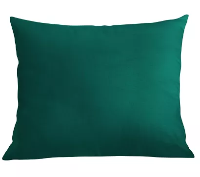 Poszewka bawełniana SIMPLY 70x80 butelkowa zieleń